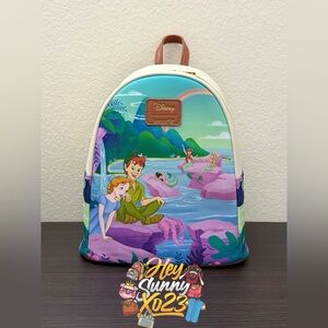Loungefly Disney Peter Pan Mermaid Lagoon Mini Backpack